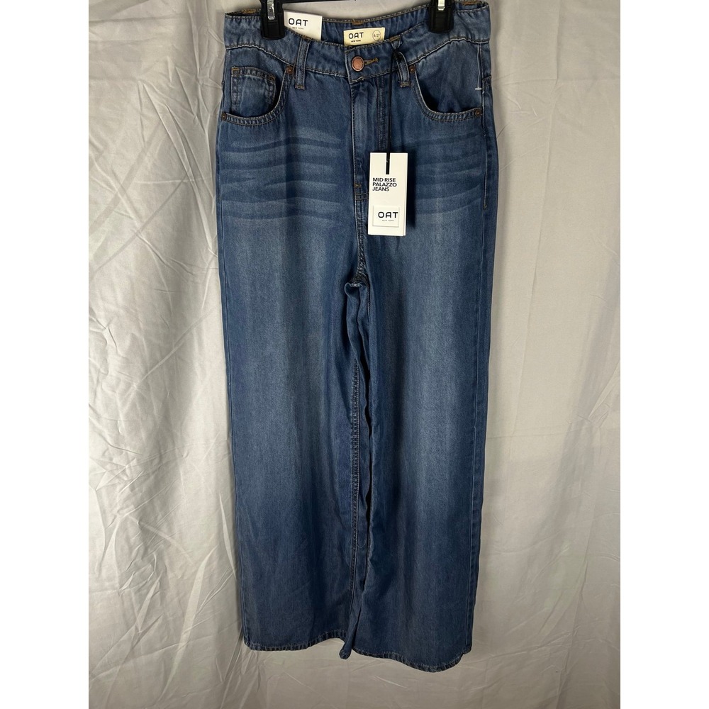 OAT Mid Rise Palazzo Jeans NWT size 4/27